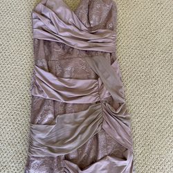 Bebe Strapless Mini Dress 