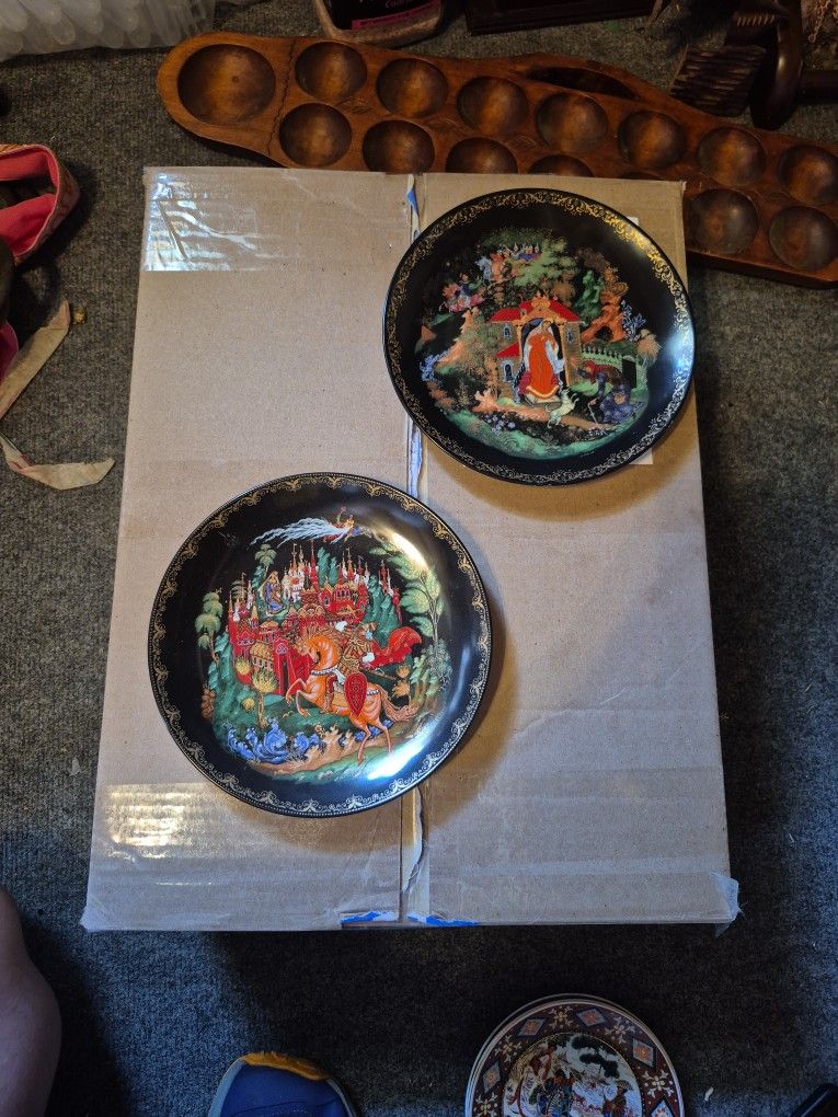 Tianex Russian Legend 1988 Decorative Plates