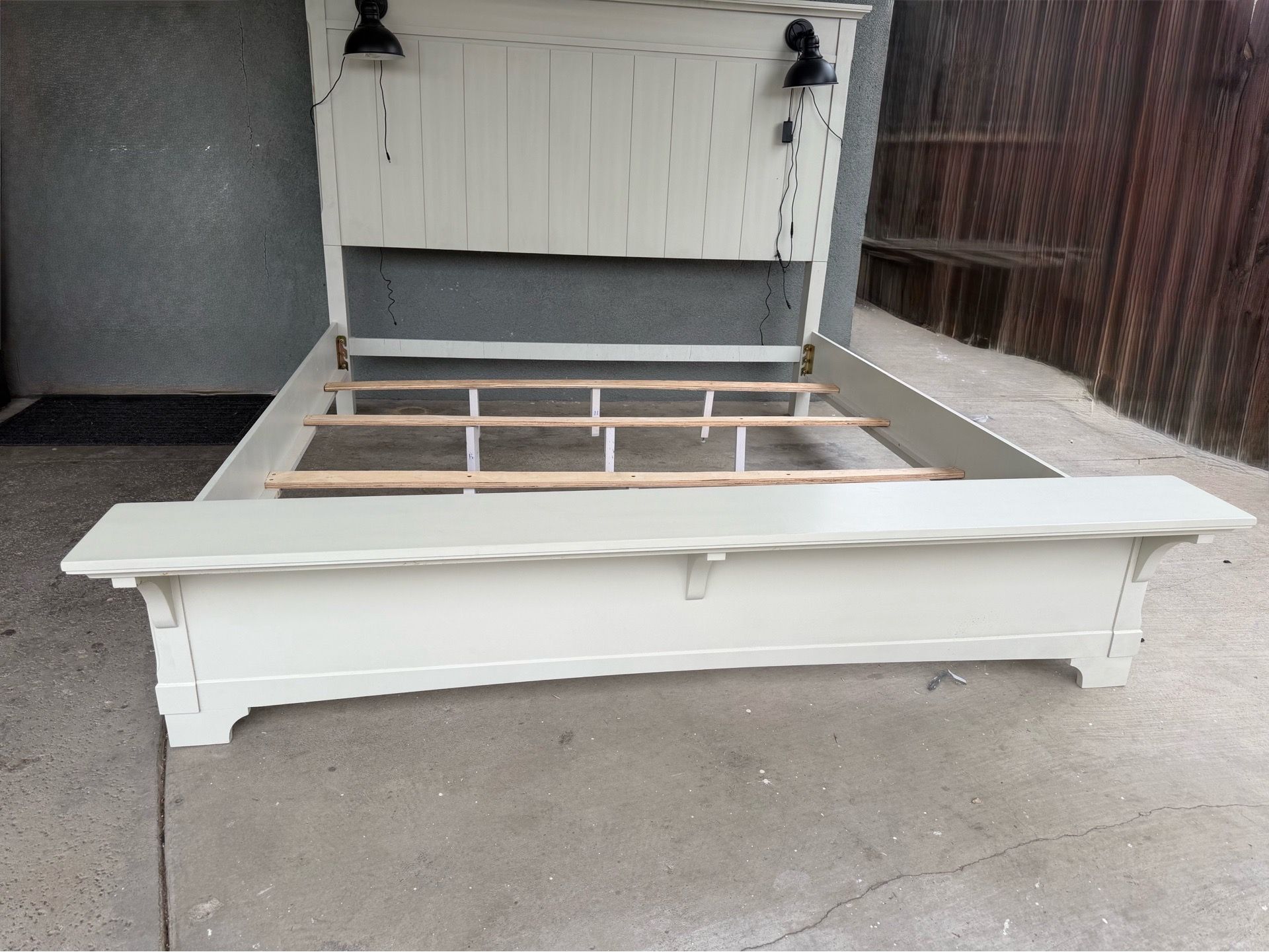 King size bed frame