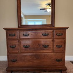 Solid Walnut Dresser and Nightstand