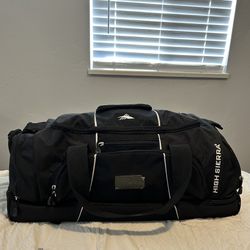High Sierra Black Duffel Bag