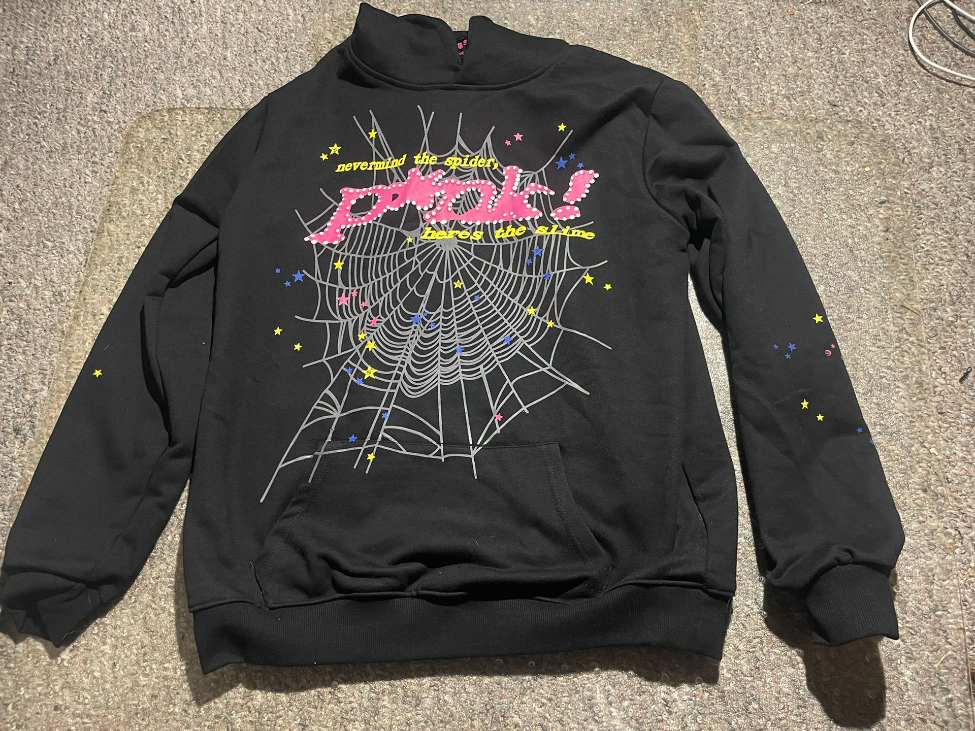 black spider hoodie
