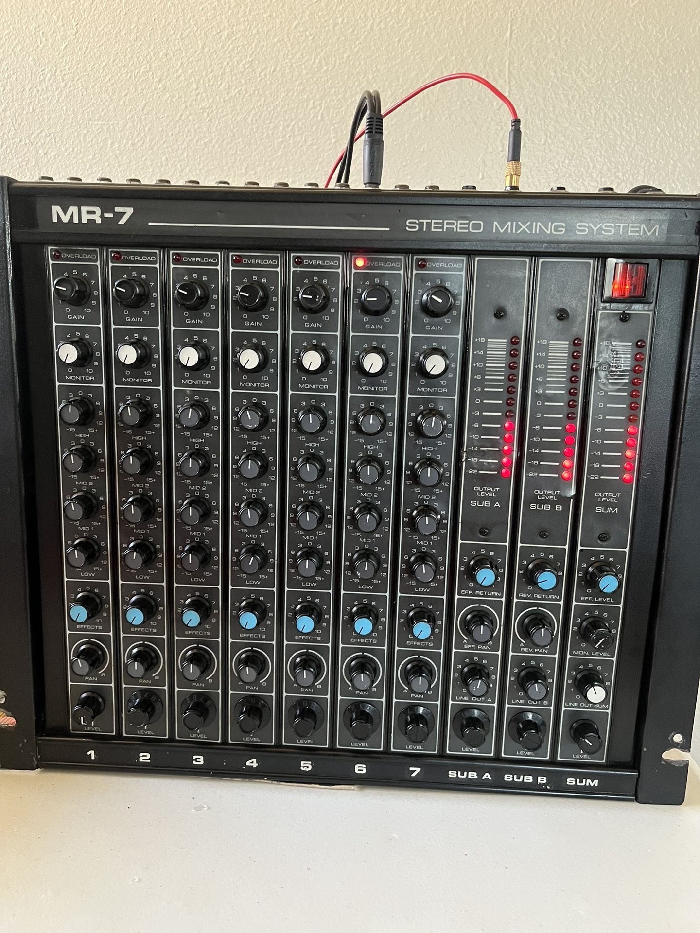 Consola Peavey Mr7