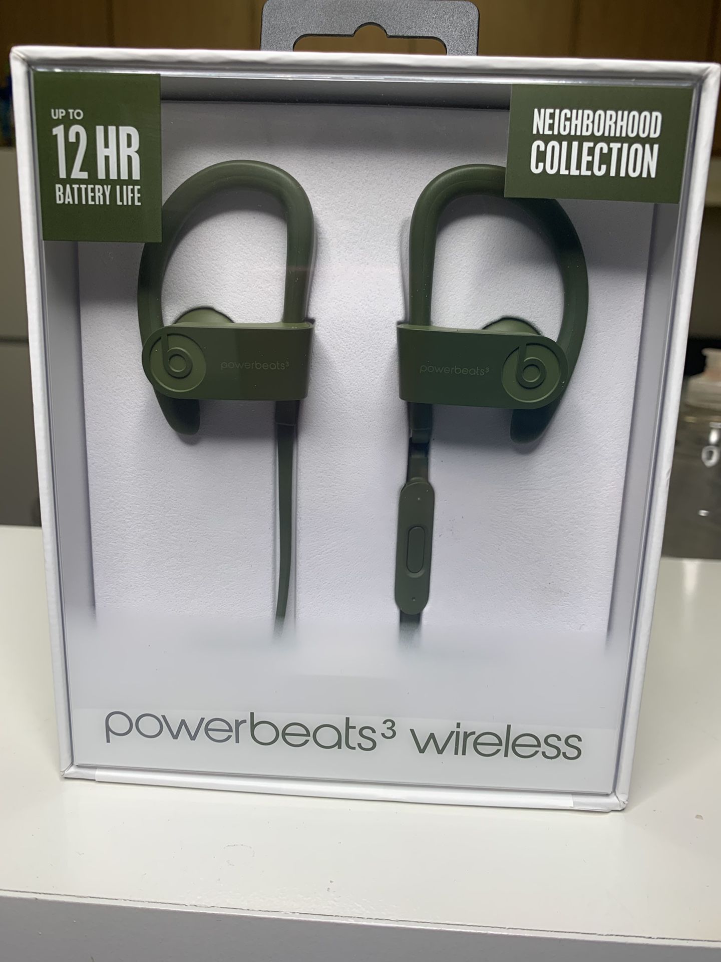Beats Powerbeats3 Series Wireless Ear-Hook Headphones - Turf Green