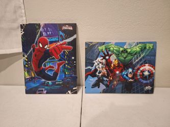 MARVEL CANVAS NIGHT LIGHTS PIX