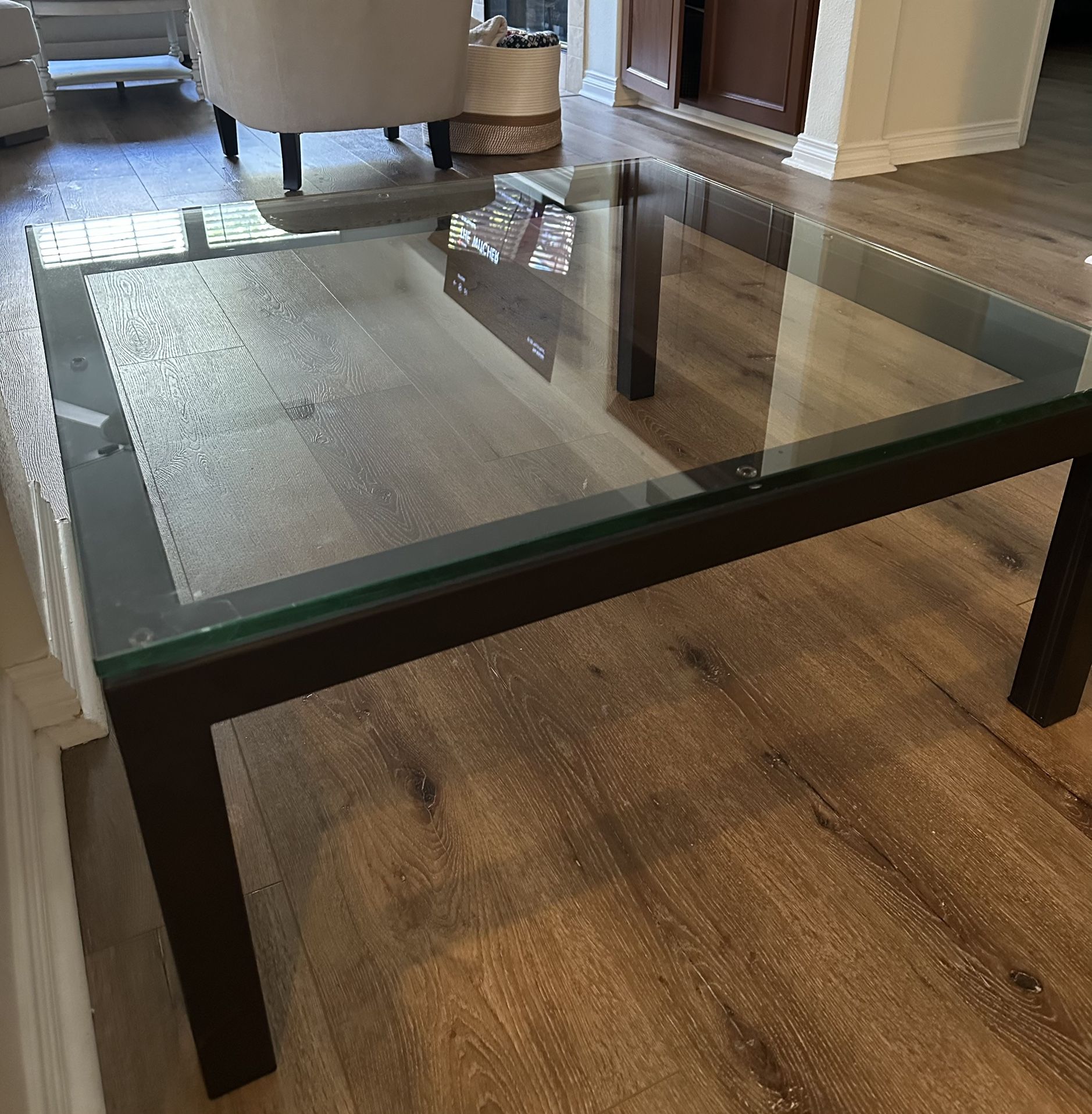 Parsons Coffee Table + Side table