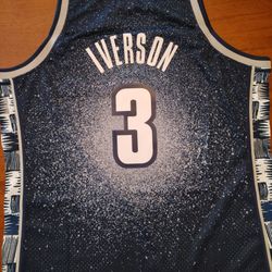 Georgetown Hoyas Allen Iverson AI Mitchell & Ness 2XL
