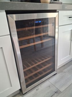Allavino Cascina Series Digital 41-Bottle Dual Zone Wine Cellar Cooling Unit in Stainless Steel
