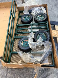 Brand new steel utility wagon heavy duty size 59” long x 31” wide x 10” high asking $250 thanks