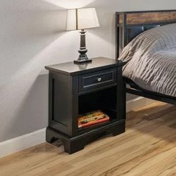 Pair of Black End Tables