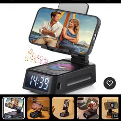 F30 Phone Stand (w/ Speaker, Clock & Radio)