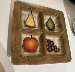 Beautiful  Square Tray 14”x 14