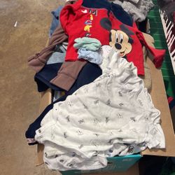Different items of clothing from 0 to 3 months 9 to 6 months
