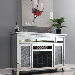 Mirror Fireplace   Extra Large Size  Wine Rack 