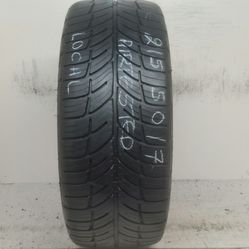1 Tire 215 50 17 Bfgoodrich force Comp2 as no repairs high tread