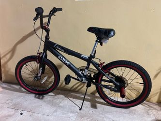 This is a 18" Kent Abyss Freestyle BMX bicycle