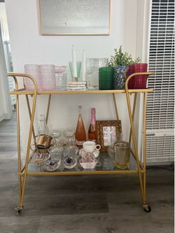 Gold Bar Cart