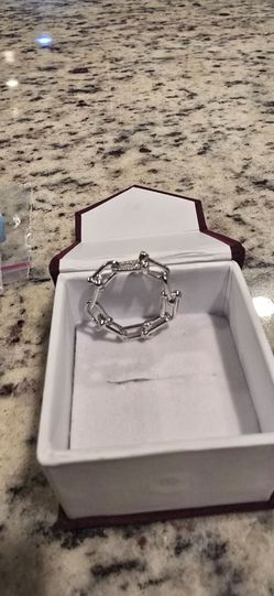 Silver Chain Link Band Ring