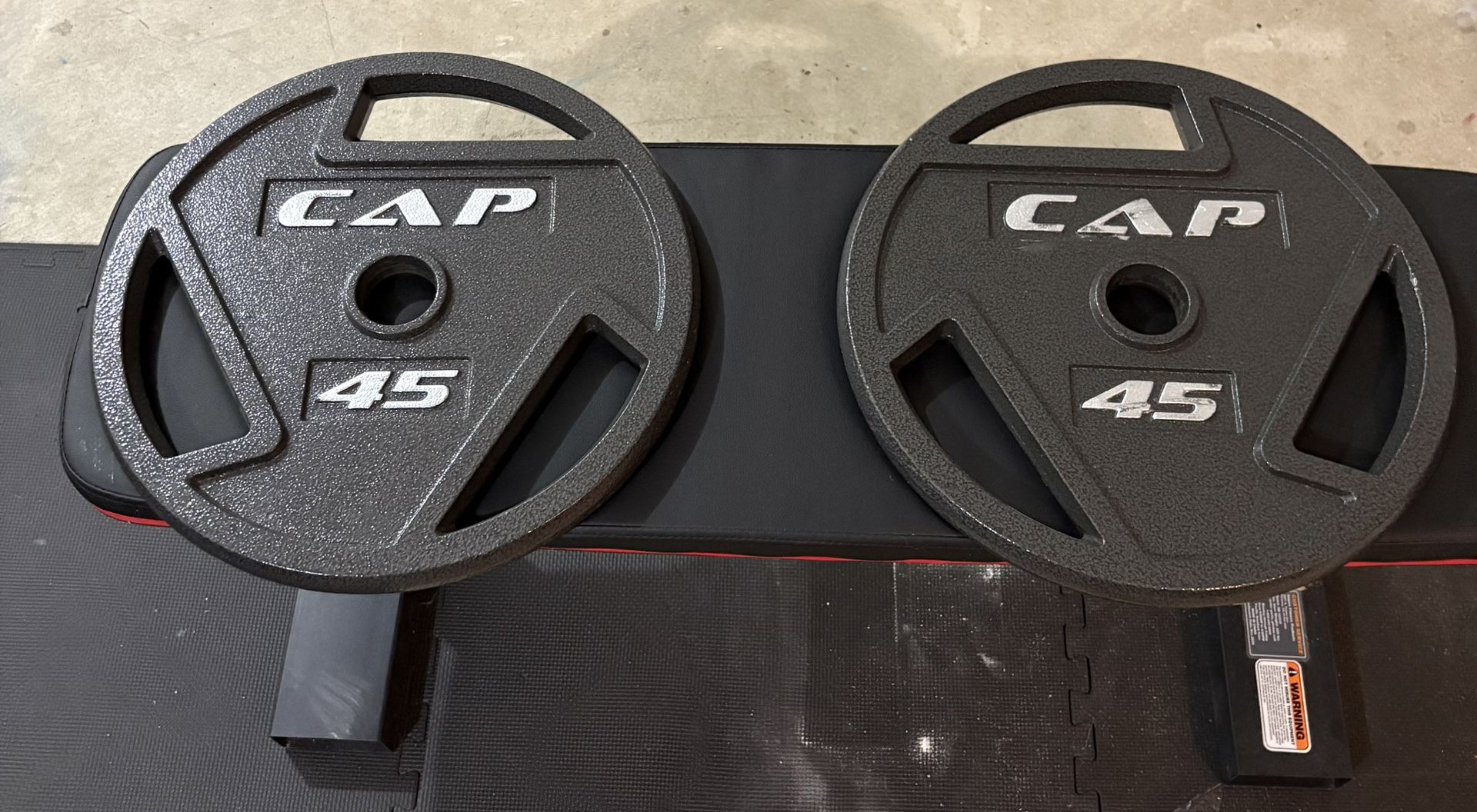 Olympic Plates-315 Pounds+FREE Weight Tree