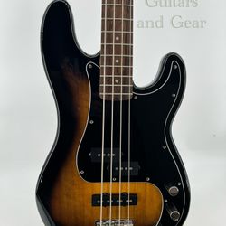 Squier Affinity Series PJ Precision Bass 2009 - Sunburst w/ Fender Gig Bag