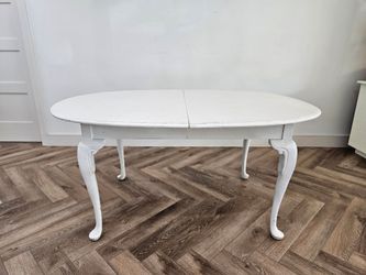 White Extendable Dining Table