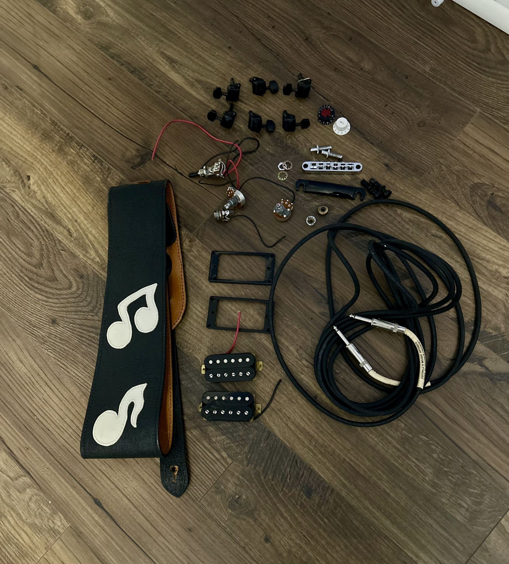 Electric Guitar Parts Lot 50$ Firm nonnegotiable not Selling Separate must take Everything