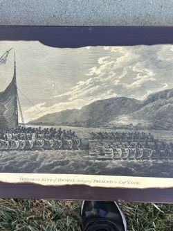 Portrait Of Captain Cook Boat 