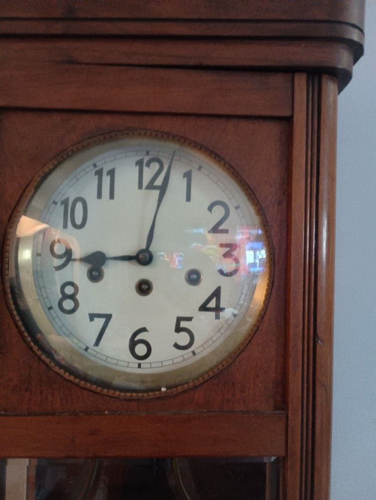 Junghans German Antique Chiming Pendulum Wall Clock