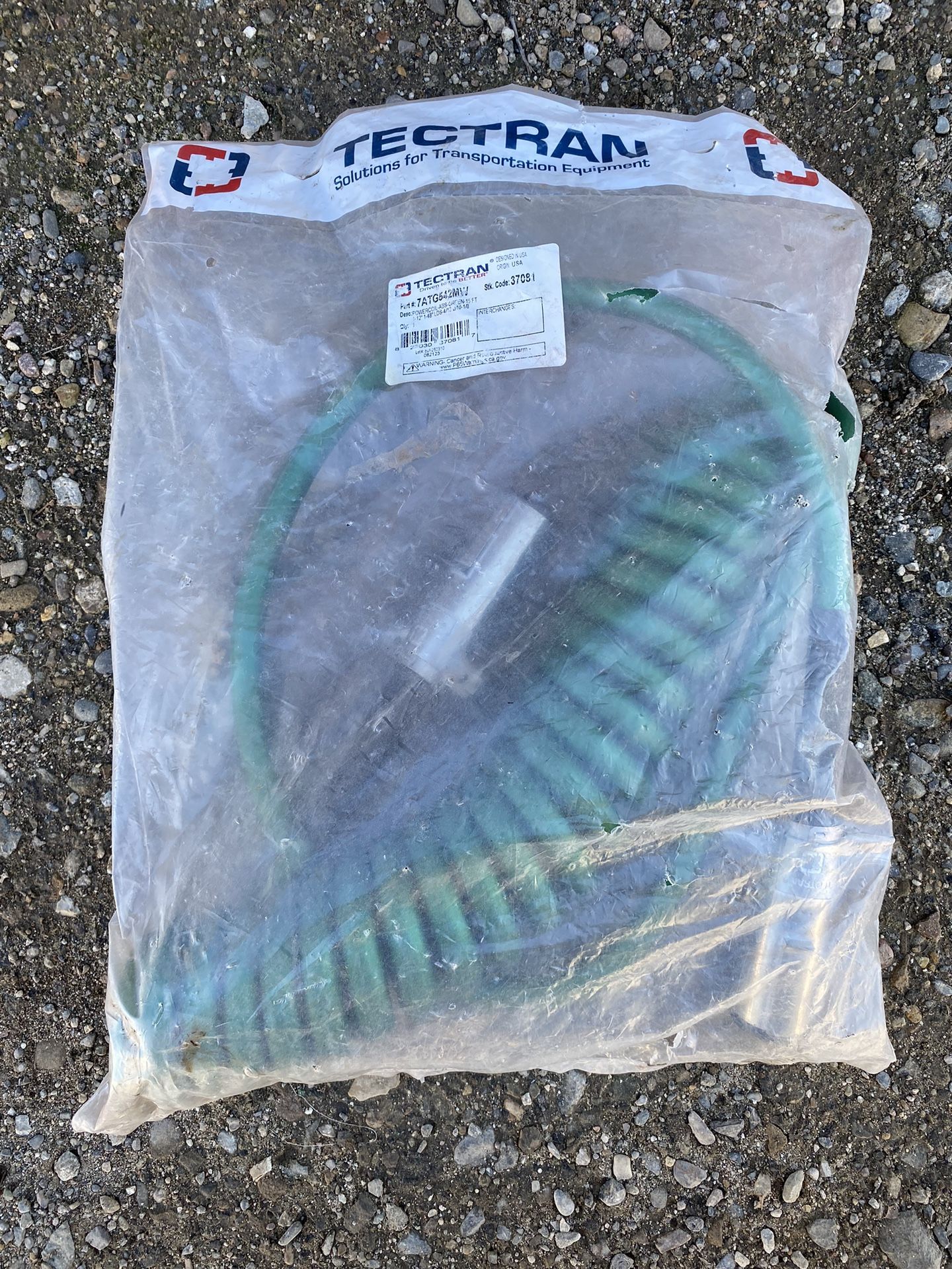 Tectran Coiled Power Cable