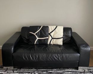 Top Grain Leather Loveseat