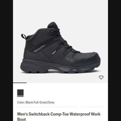 Size 10.5 Timberland Composite Safety Toe Waterproof Boots