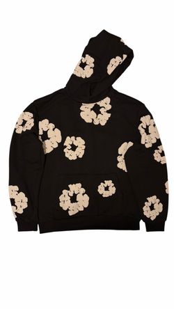 Denim Tears Cotton Wreath Hoodie Black