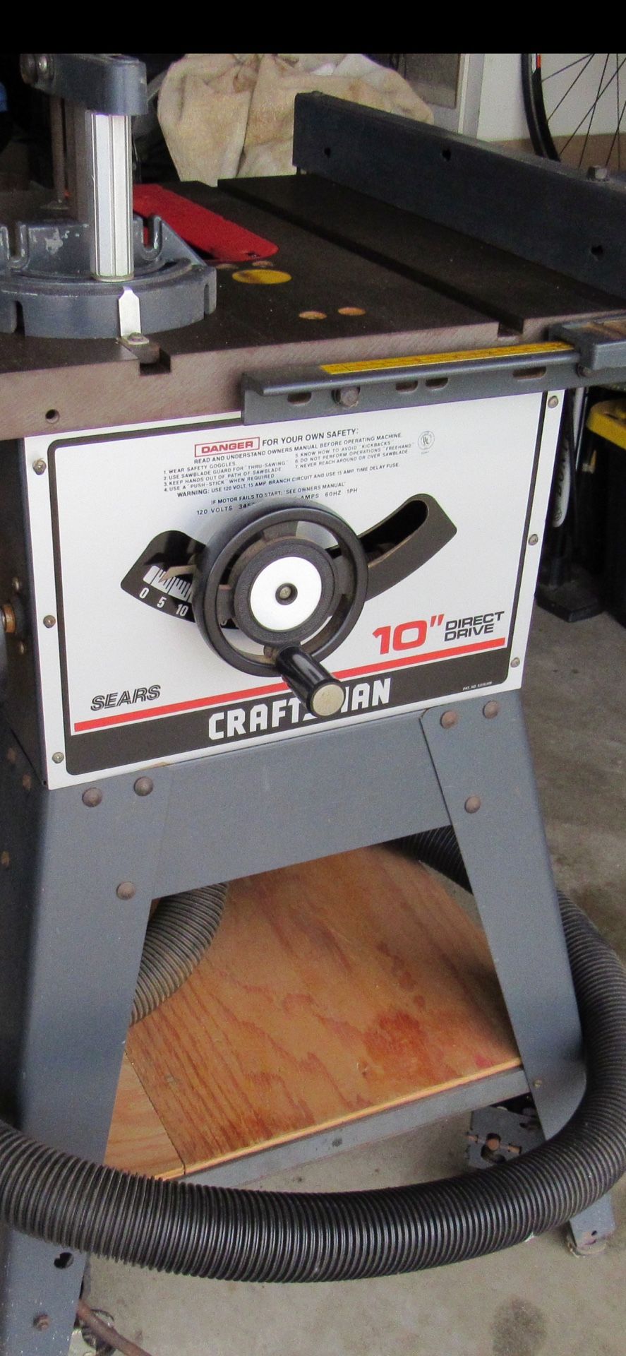 Craftsman 10 inch table saw