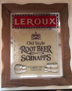 Leroux Root Beer Schnapps Mirror