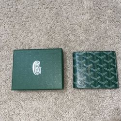 Goyard Bifold Wallet Green