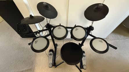 EASTROCK Electric Drum Set with Quiet Mesh Drum Pads