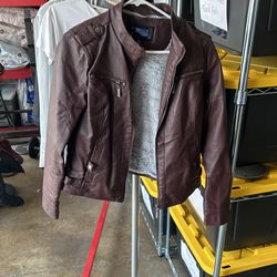 Faux Leather Jacket