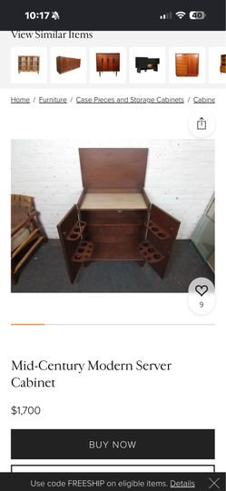 Mid century drink cabinet bar