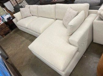 Extra Plush 140" Feather Cloud Sectional Sofa Couch