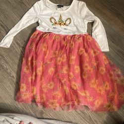 Girls Unicorn Dress