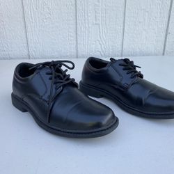 Boys Special Occasion Black Dress Shoes