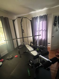 Squat Rack and Bench Press