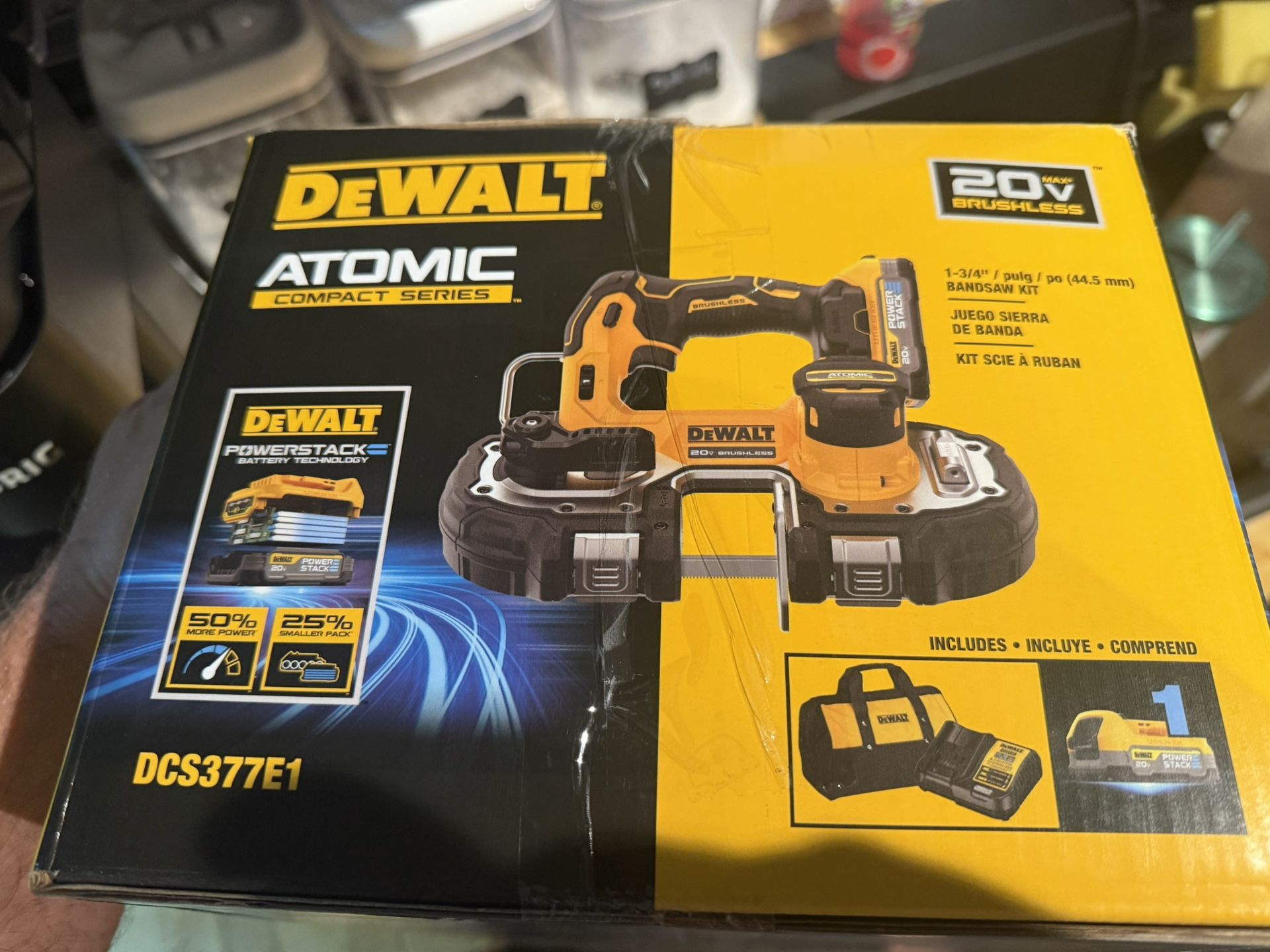 Dewalt Atomic band saw with power stack battery and charger new $240 in n Lakeland
