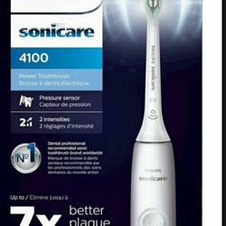 Philips Sonicare 4100 Electric Toothbrush, with Pressure Sensor, White