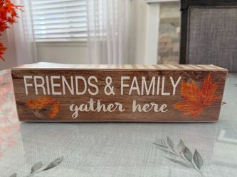 Fall wooden decor