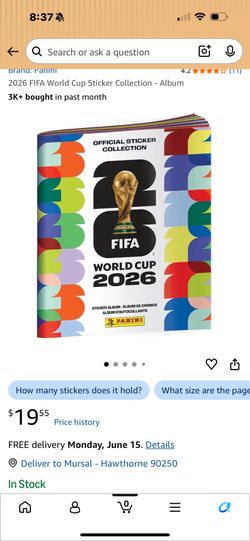 FIFA sticker book
