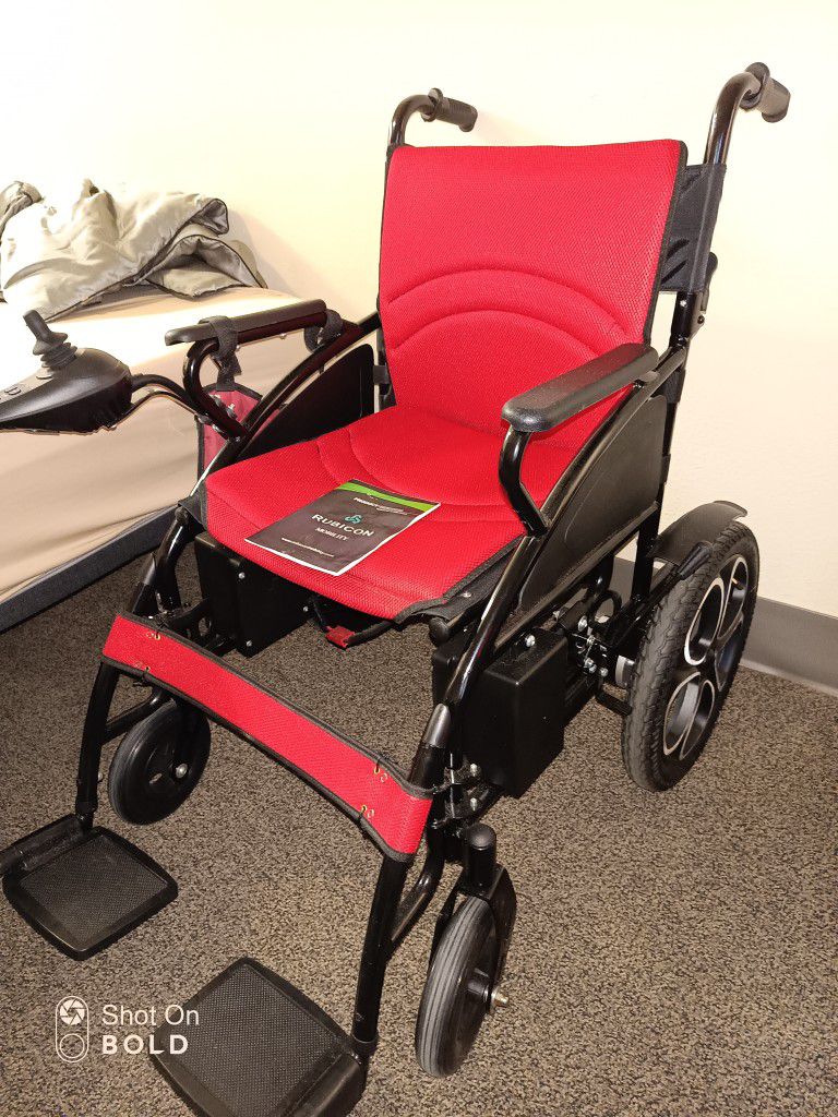 Brand New Electric Folding Wheelchair