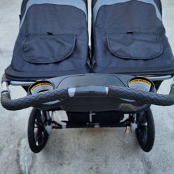 
double stroller , Black 