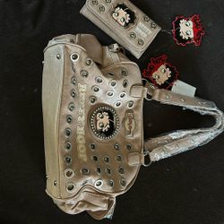 Vintage Authentic Brand New Betty Boop Purse And Wallet 