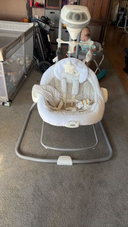 Baby swing and bouncer